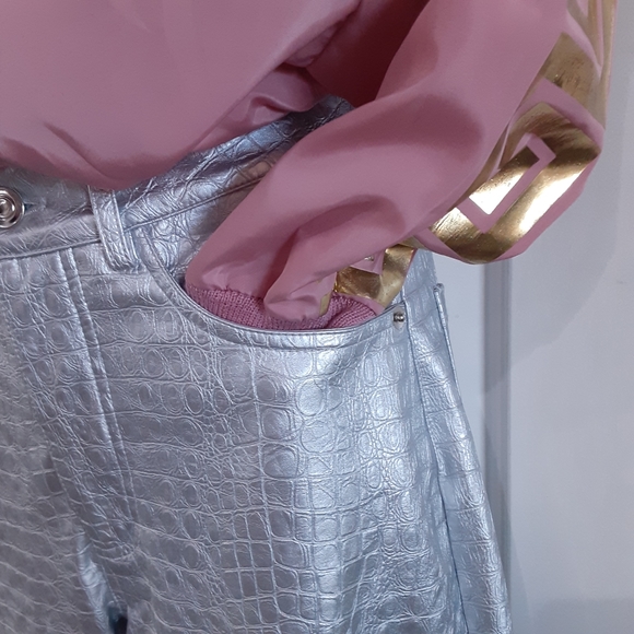 naked wardrobe los angeles, XS, Faux Reptile Rayon Blend Jeans - Picture 9 of 11